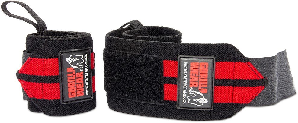 Weight Lifting Wrist Wraps Supports Gym Training Pro Thumb Loop Pair* 