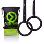 ABS Gymnastics Rings &ndash; Includes Adjustable Straps and Carrying Bag | StreetGains&reg;