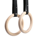 Wooden Gymnastic Rings (1.25”) | StreetGains®_