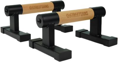 Wooden Push-up Bars | StreetGains®