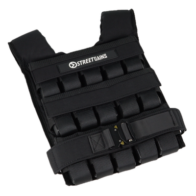 Weight Vest 30KG Black – Including Weights | StreetGains®