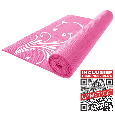Fitness Yoga Mat Pink 4MM | Gymstick®